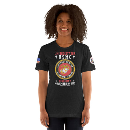 USMC Birthday Unisex t-shirt