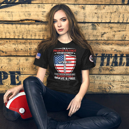 Proper Patriot Unisex t-shirt