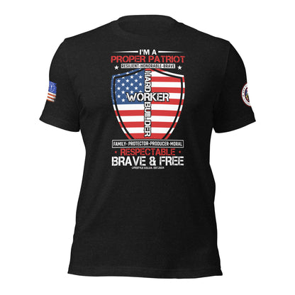 Proper Patriot Unisex t-shirt