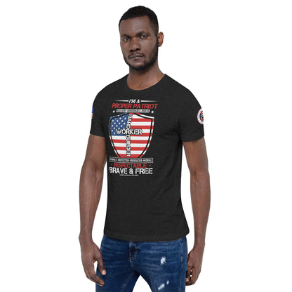 Proper Patriot Unisex t-shirt