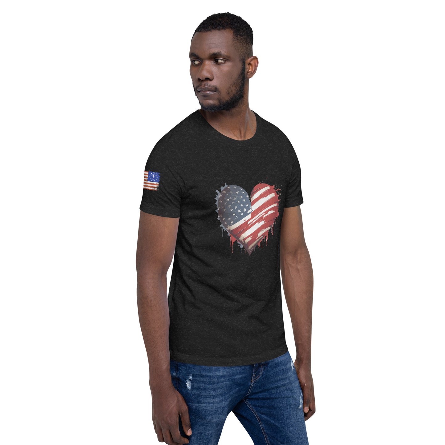 Heart USA Unisex t-shirt