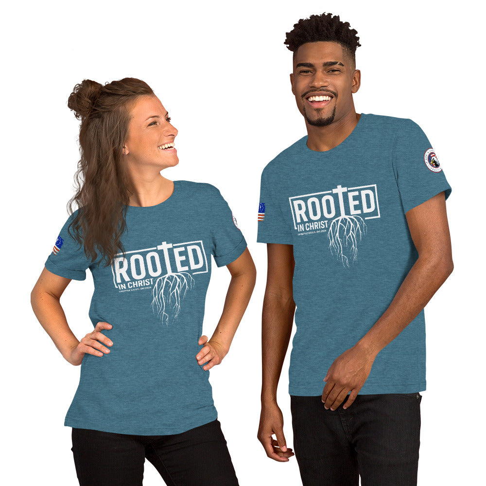 Rooted in Christ Unisex t-shirt