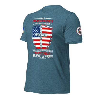 Proper Patriot Unisex t-shirt