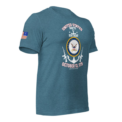 Navy's Birthday Unisex t-shirt