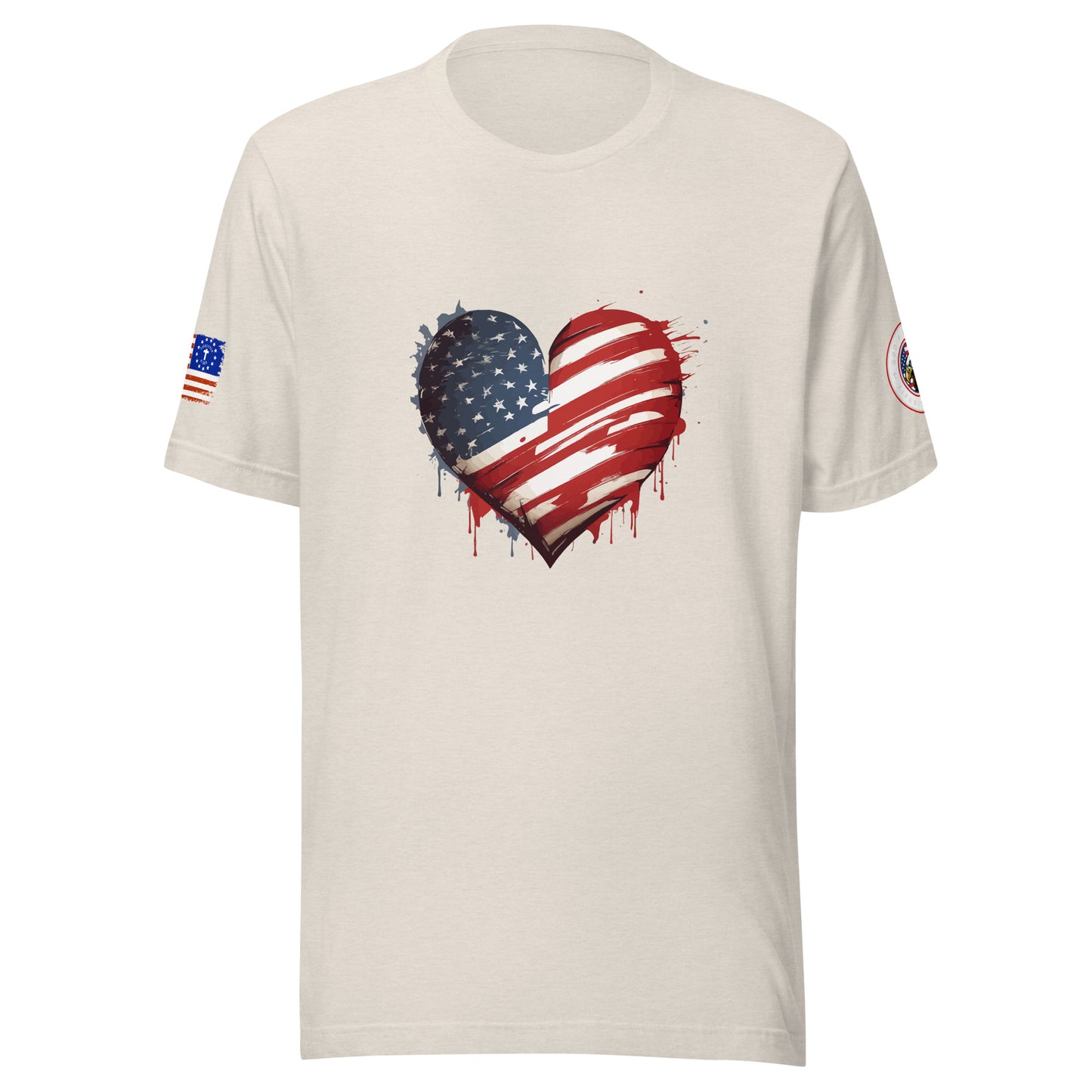 Heart USA Unisex t-shirt