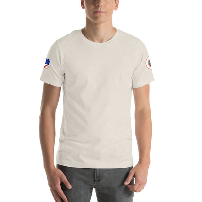 Roaring With Patriotism Unisex t-shirt