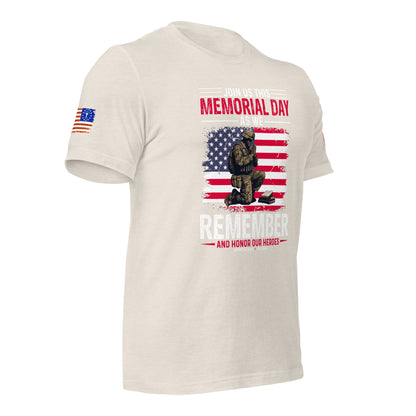 Memorial day  Remember Unisex t-shirt