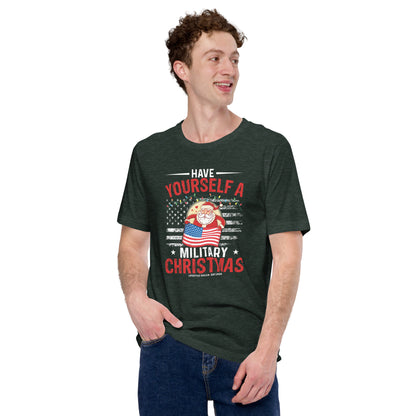 Military Christmas Santa  Unisex t-shirt