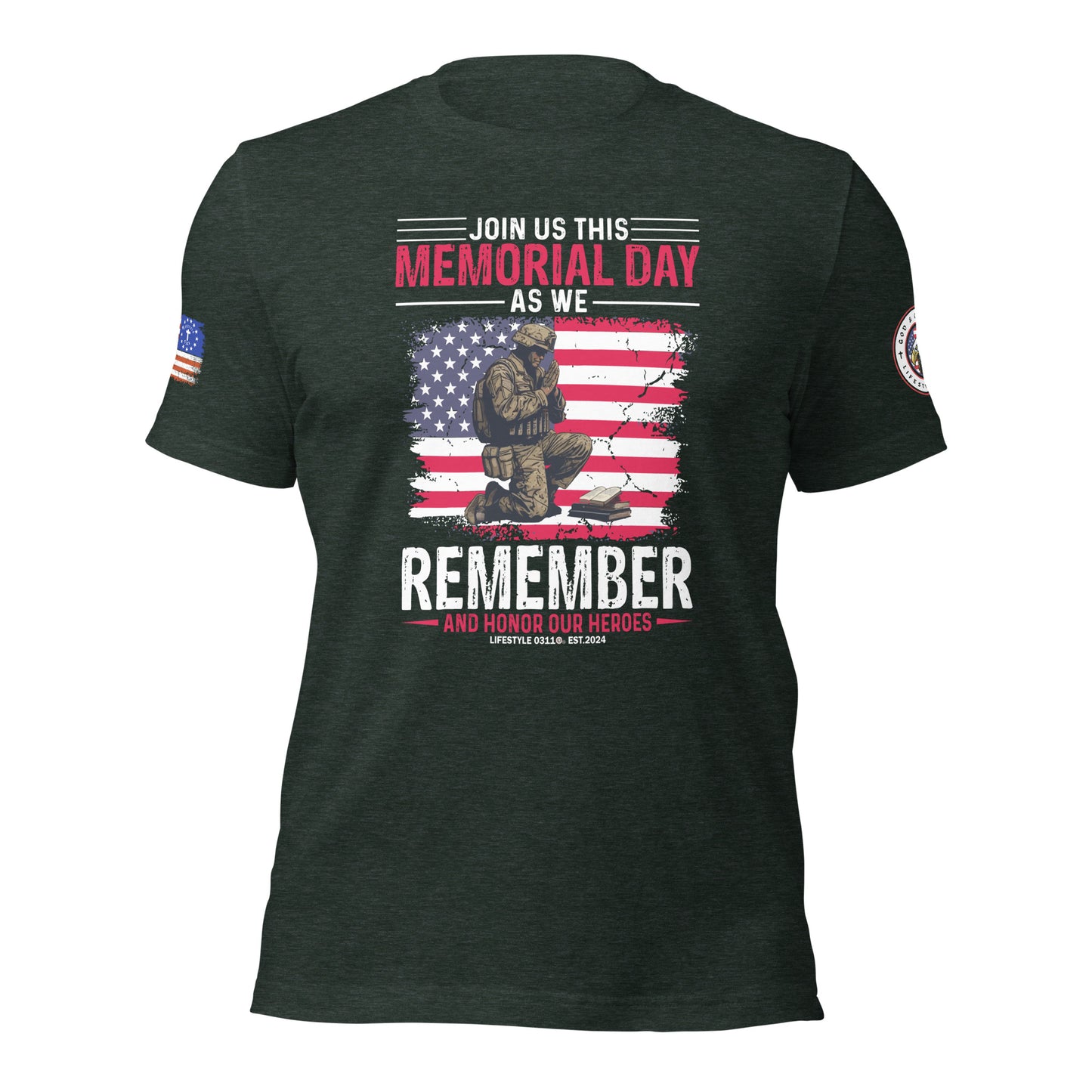 Memorial day  Remember Unisex t-shirt