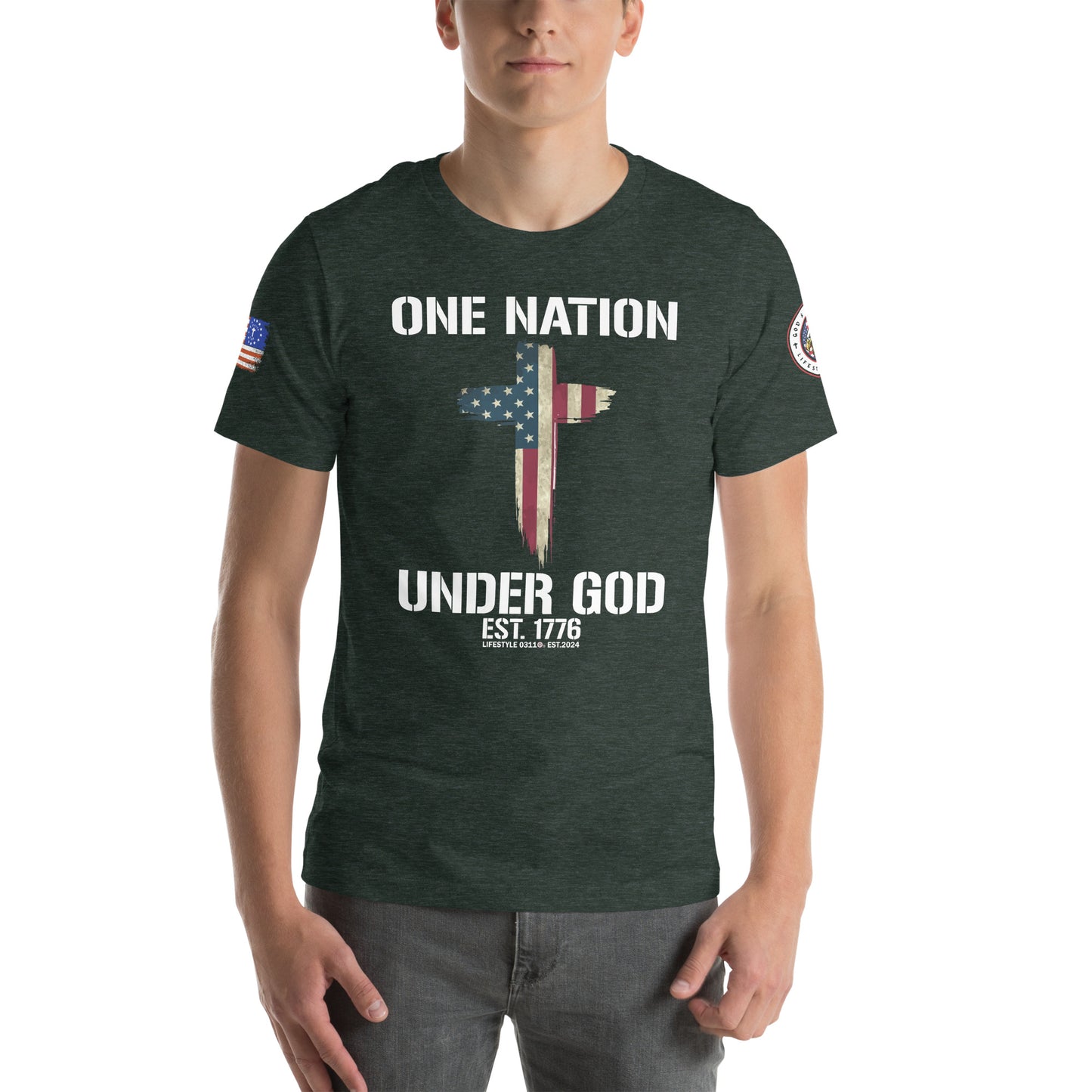 One Nation Under God Unisex t-shirt