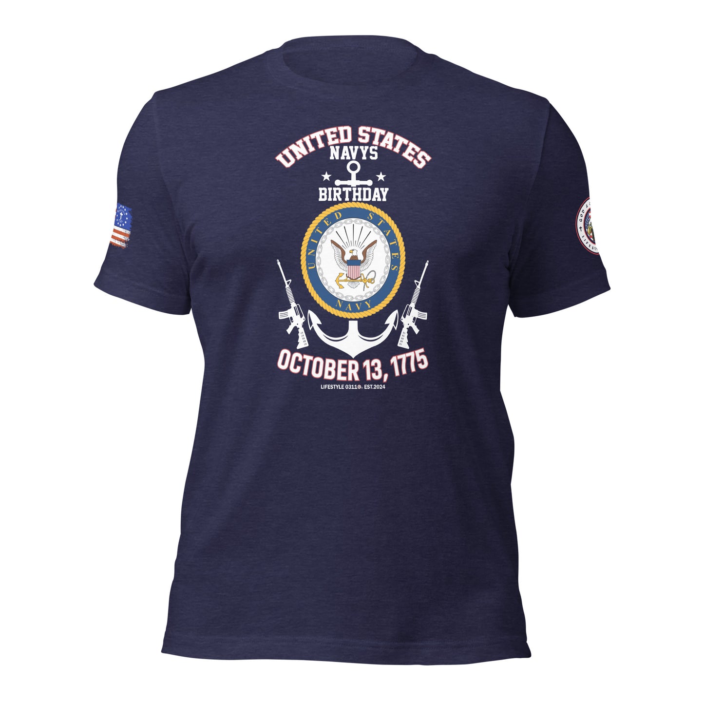 Navy's Birthday Unisex t-shirt