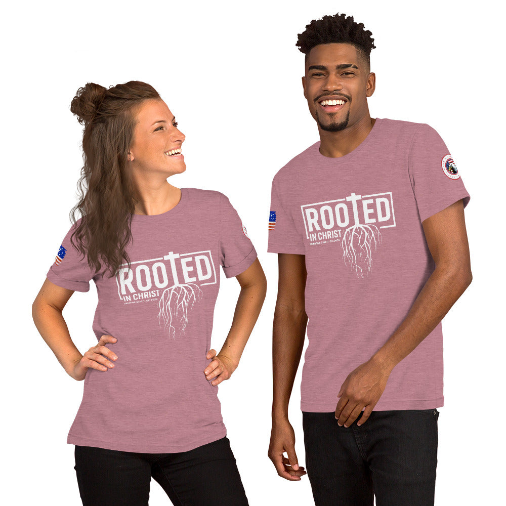 Rooted in Christ Unisex t-shirt