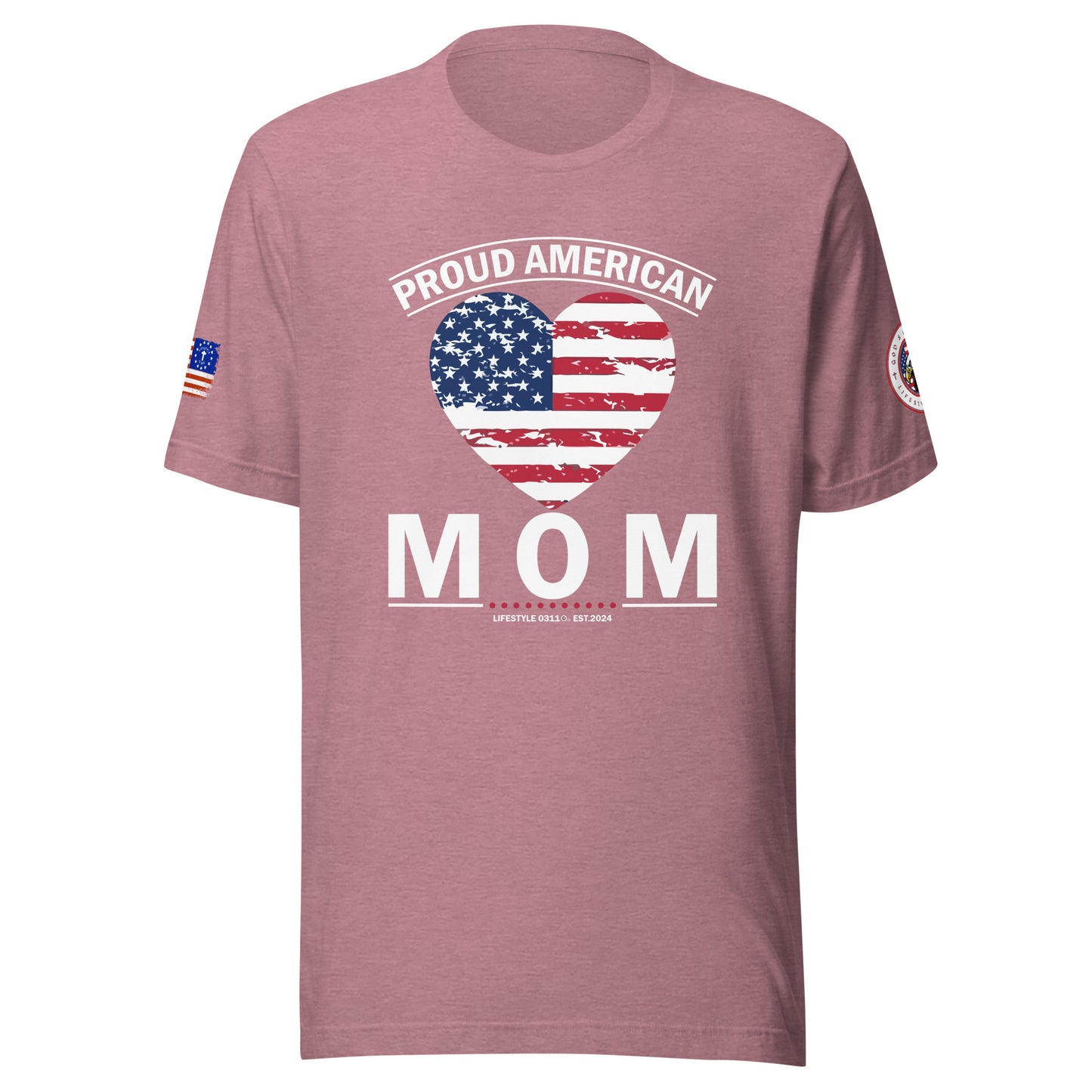 Proud American Mom Unisex t-shirt