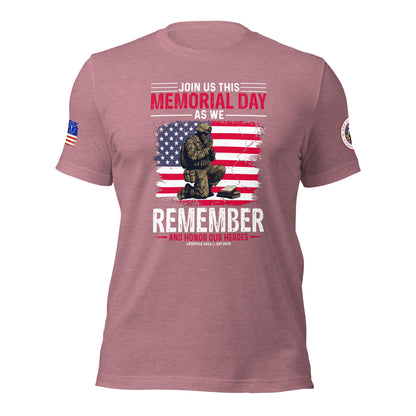 Memorial day  Remember Unisex t-shirt