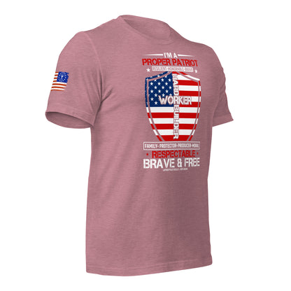 Proper Patriot Unisex t-shirt