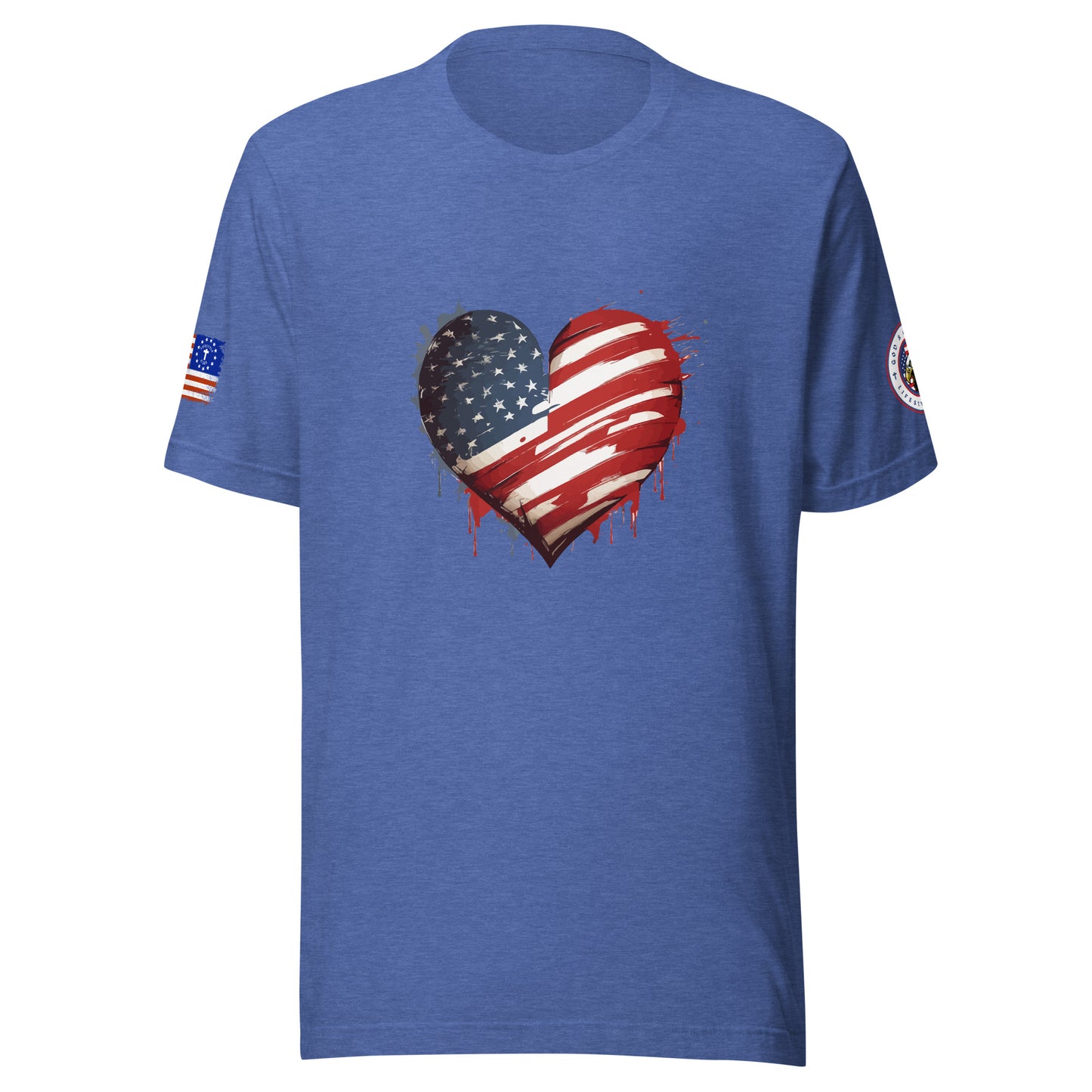 Heart USA Unisex t-shirt