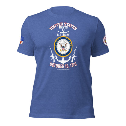 Navy's Birthday Unisex t-shirt