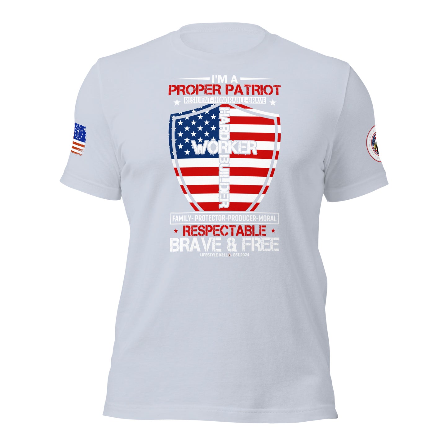 Proper Patriot Unisex t-shirt