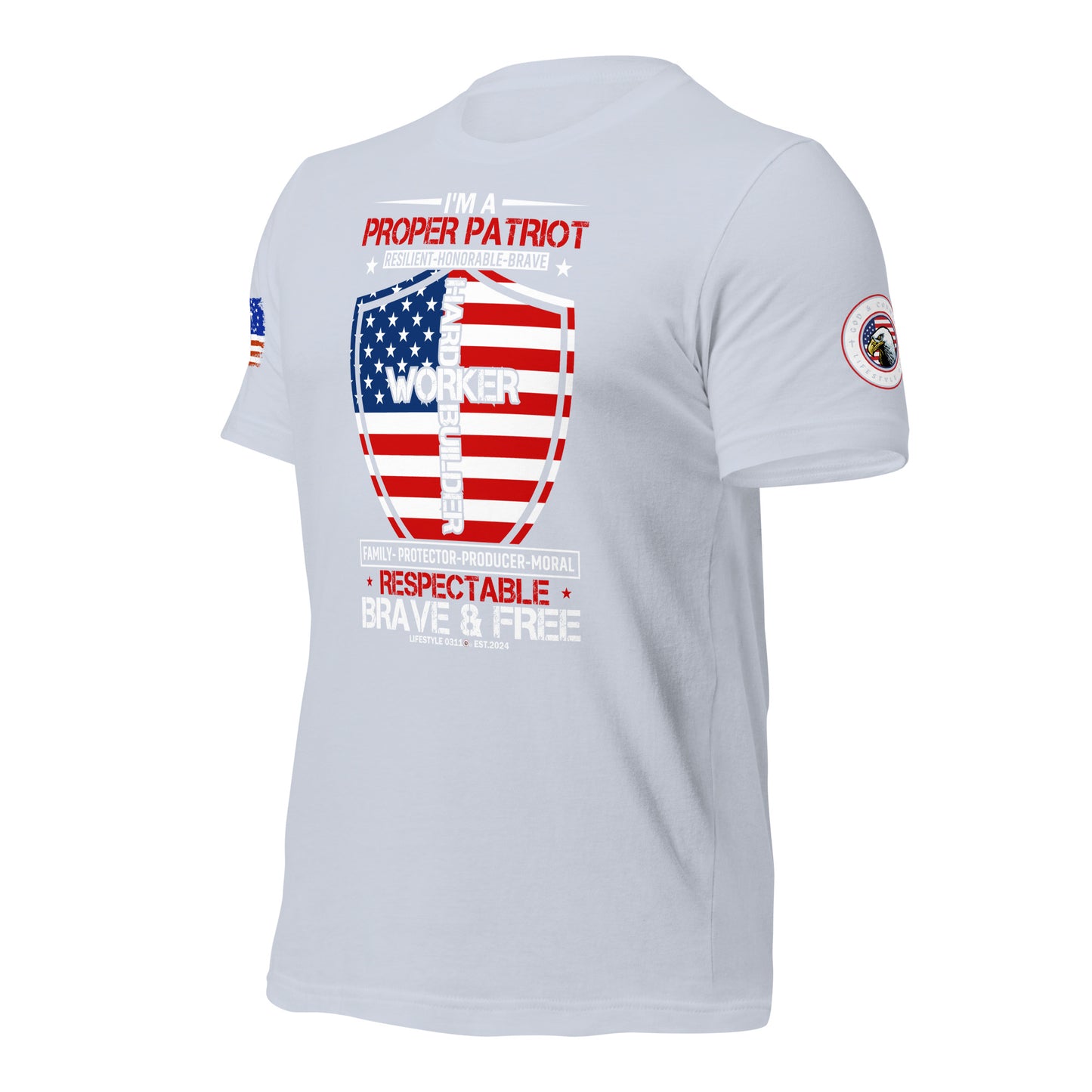 Proper Patriot Unisex t-shirt