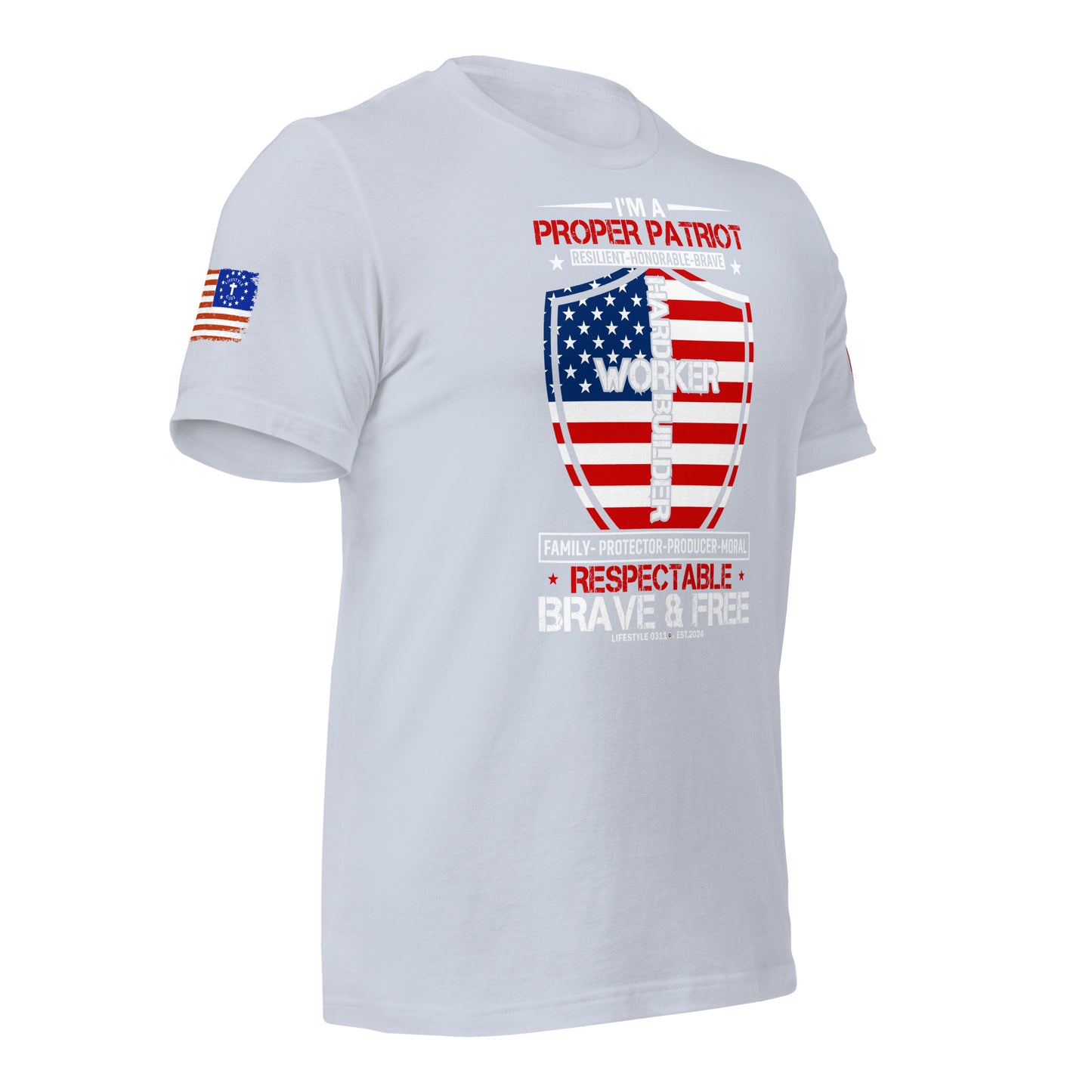 Proper Patriot Unisex t-shirt