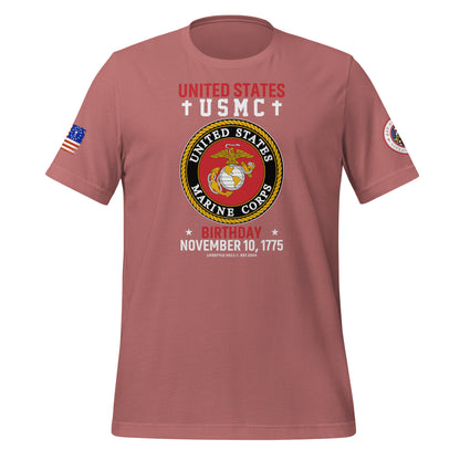 USMC Birthday Unisex t-shirt