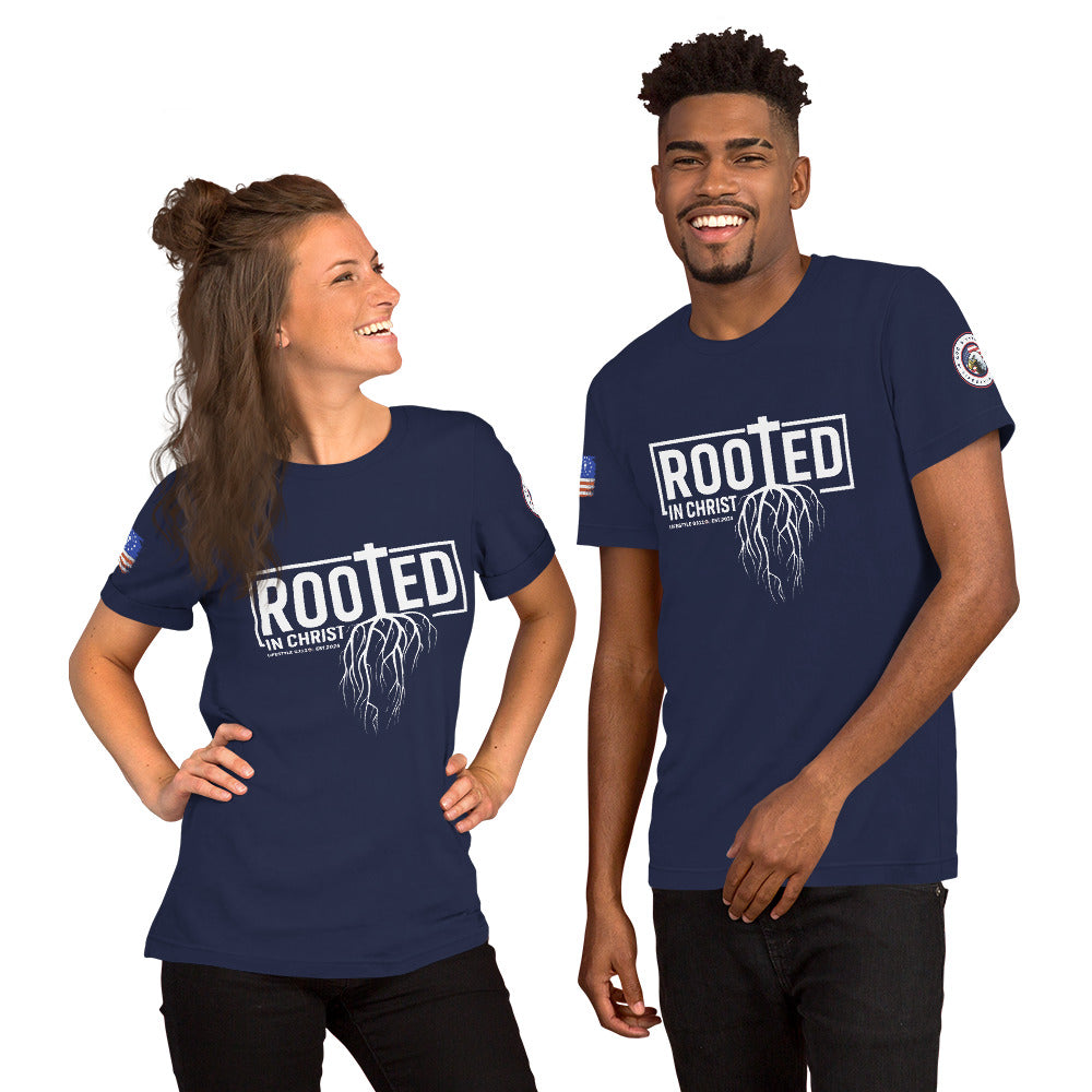 Rooted in Christ Unisex t-shirt