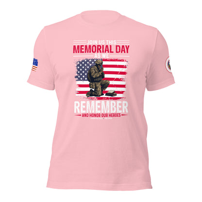 Memorial day  Remember Unisex t-shirt