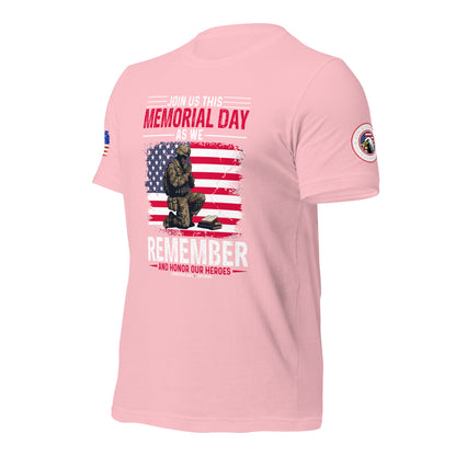 Memorial day  Remember Unisex t-shirt