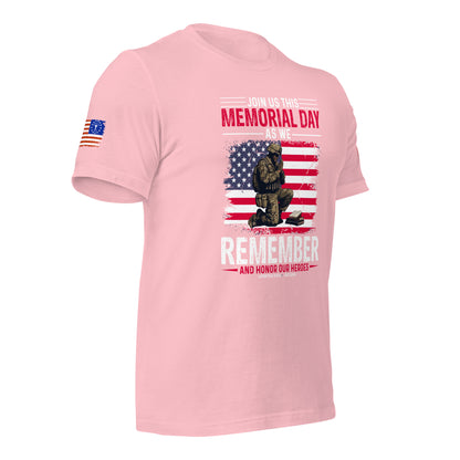 Memorial day  Remember Unisex t-shirt